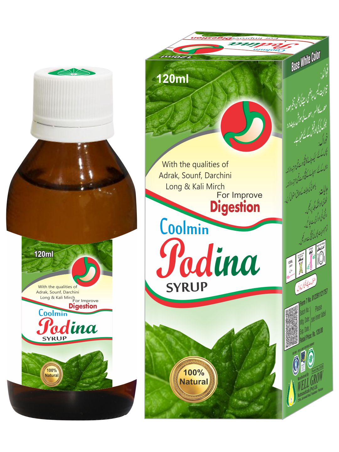 Coolmin Podina Syrup